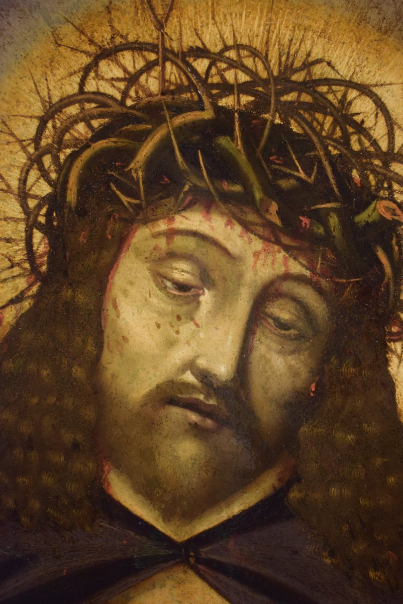 Ecce Homo    école ispano-flamand fin du XVIème -photo-1