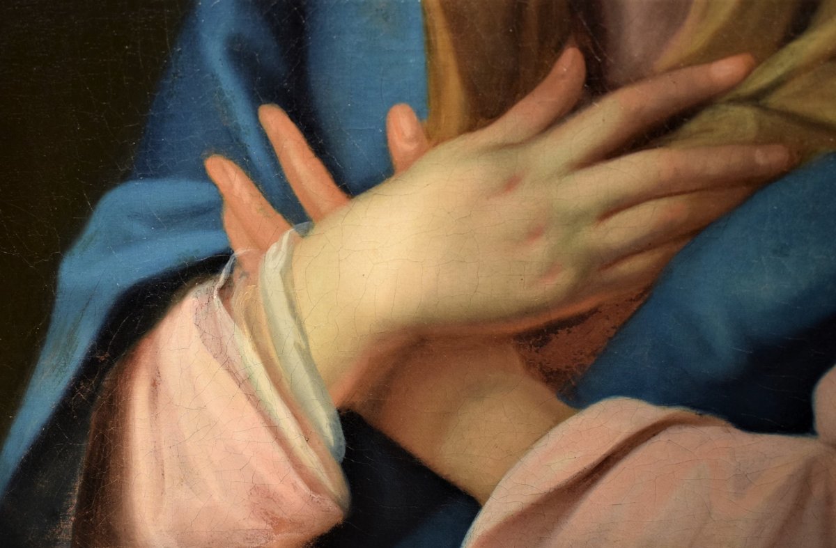 Vierge En Priére  Atelier De Guido Reni  XVIIe Siècle-photo-1