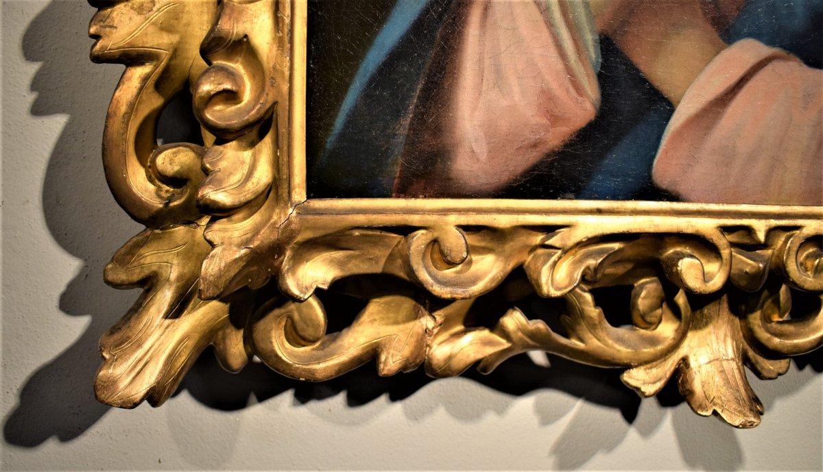 Vierge En Priére  Atelier De Guido Reni  XVIIe Siècle-photo-3