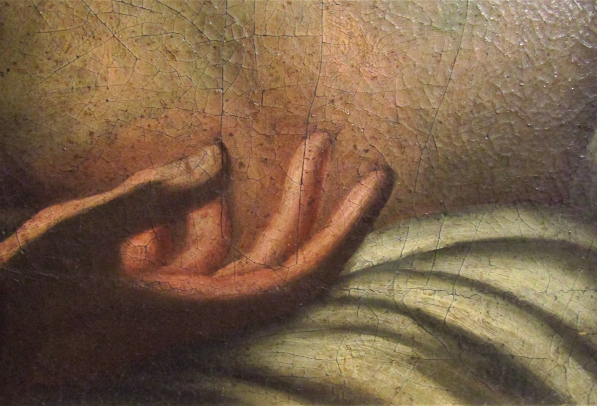 La Déploration du Christ  -  ècole Vénitienne du XVIè siècle-photo-4