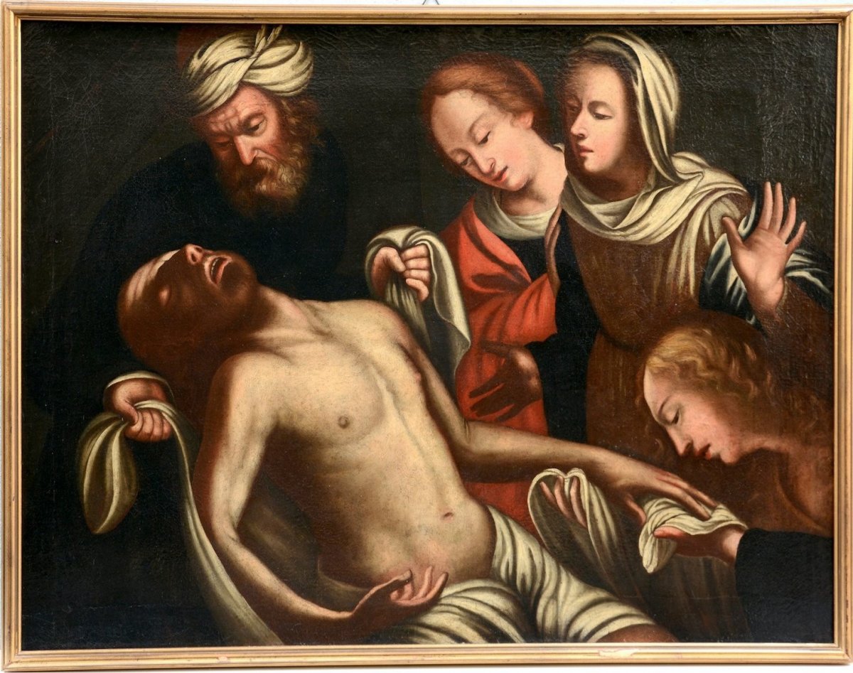 La Déploration du Christ  -  ècole Vénitienne du XVIè siècle