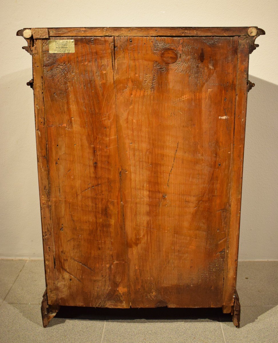 Petite Commode Louis XIV Incrusté   Front Déplacé  - XVIIIème-photo-5