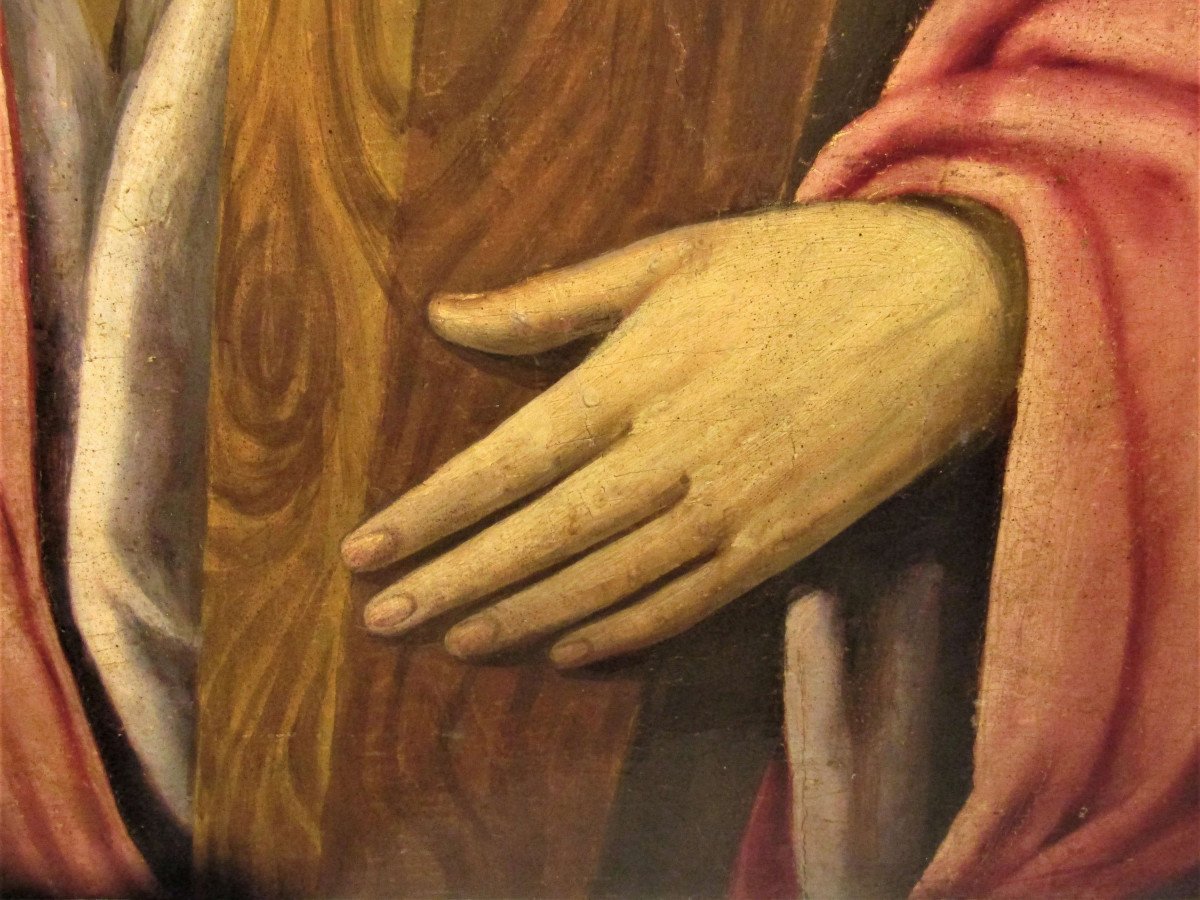Christ portant la Croix  école Renaissance Lombard, XVIème-photo-1