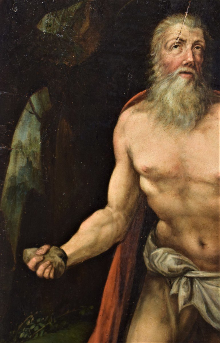 Saint Jérôme pénitent  Giovanni de Vecchi (Sansepolcro1536-Rome1615)-photo-2