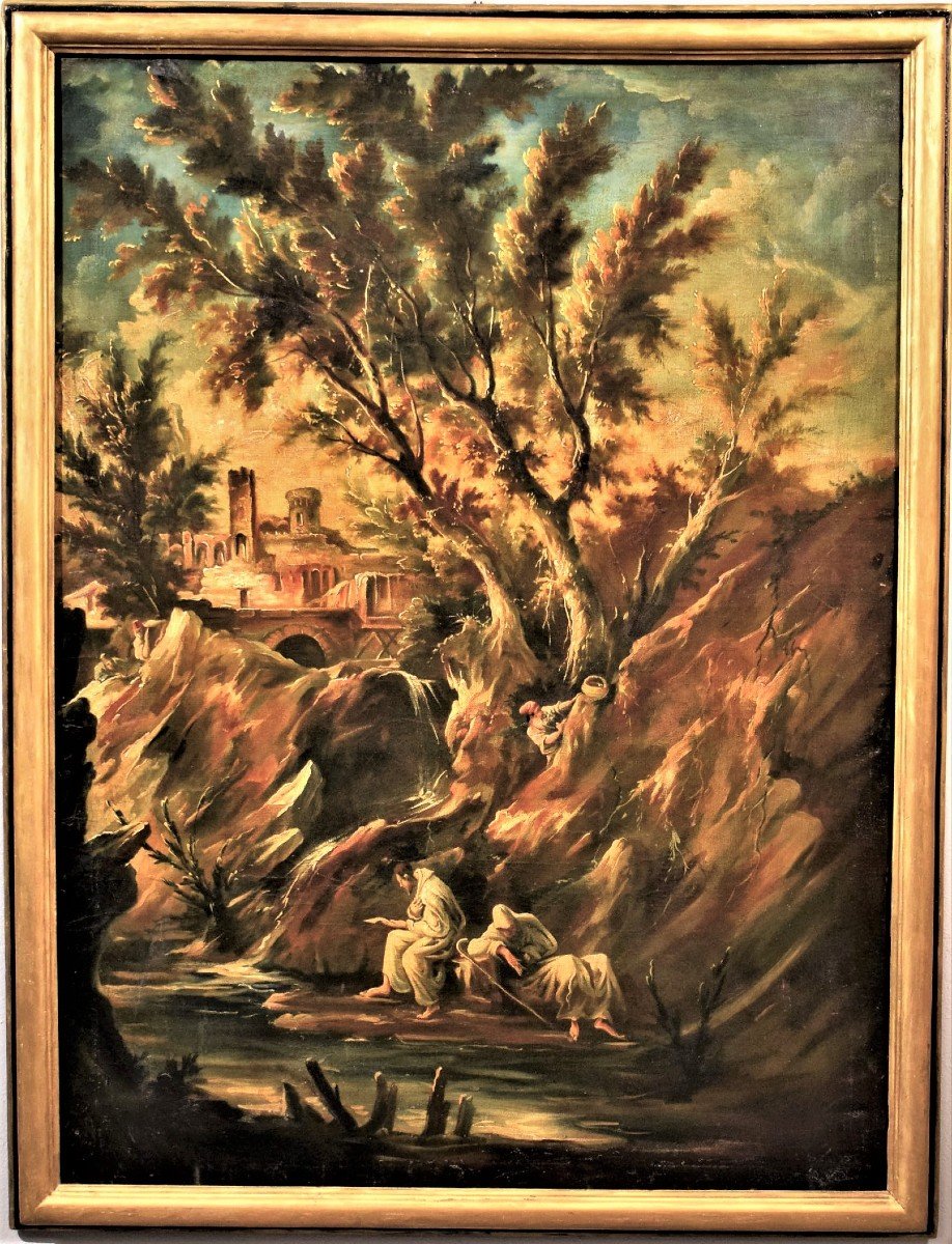 Paysage Fantastique - Alessandro Magnasco, Début  XVIIIème