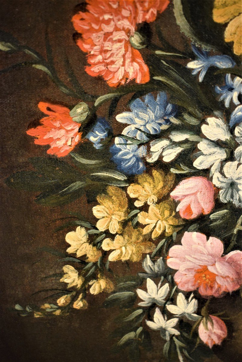 Nature Morte De Fleurs (1) - Giacomo Nani - Début XVIIIème-photo-3