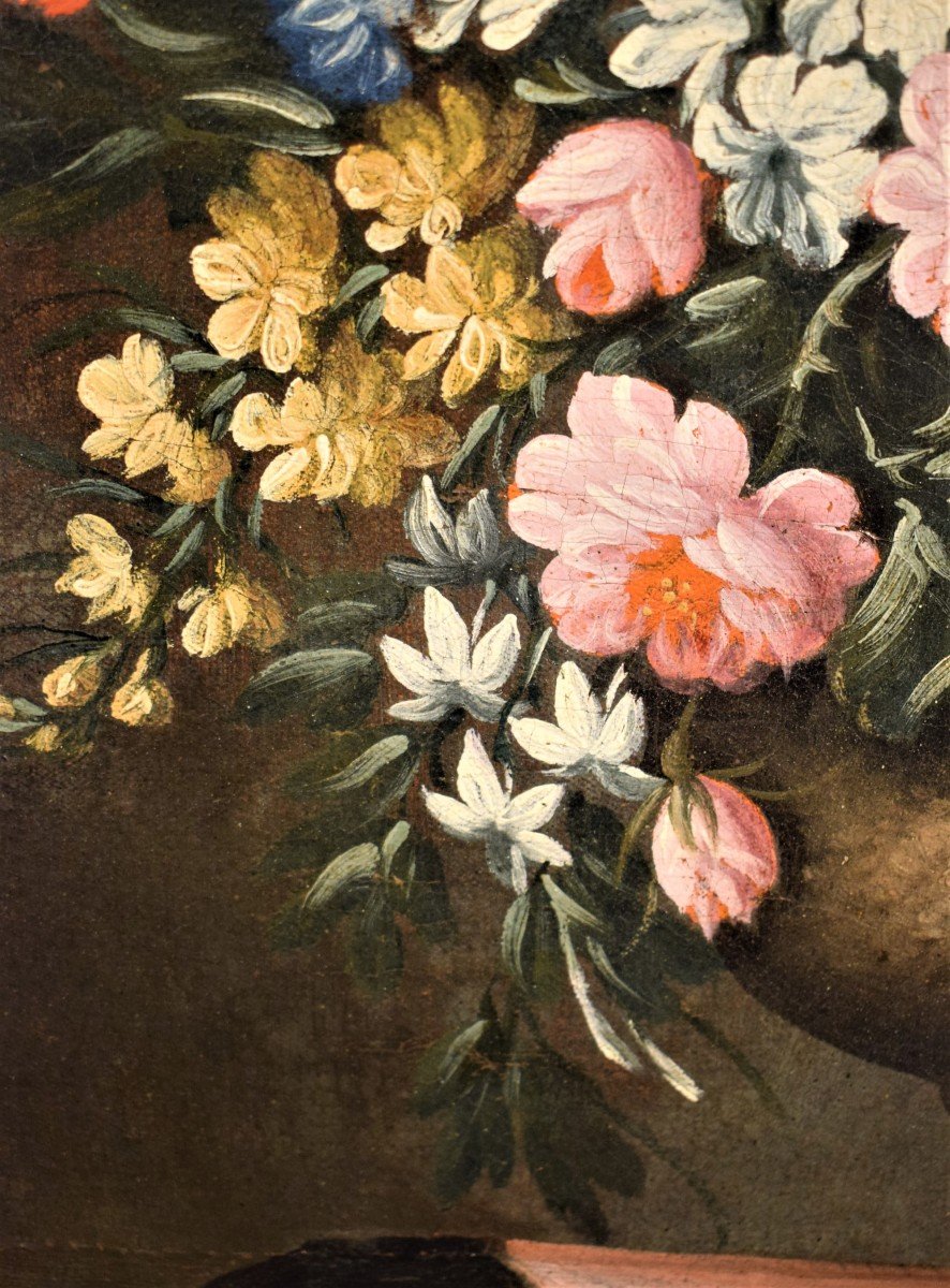 Nature Morte De Fleurs (1) - Giacomo Nani - Début XVIIIème-photo-4