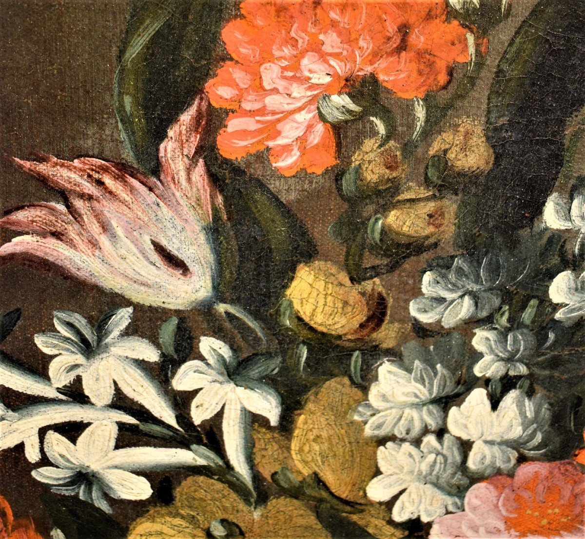 Nature Morte De Fleurs (1) - Giacomo Nani - Début XVIIIème-photo-1