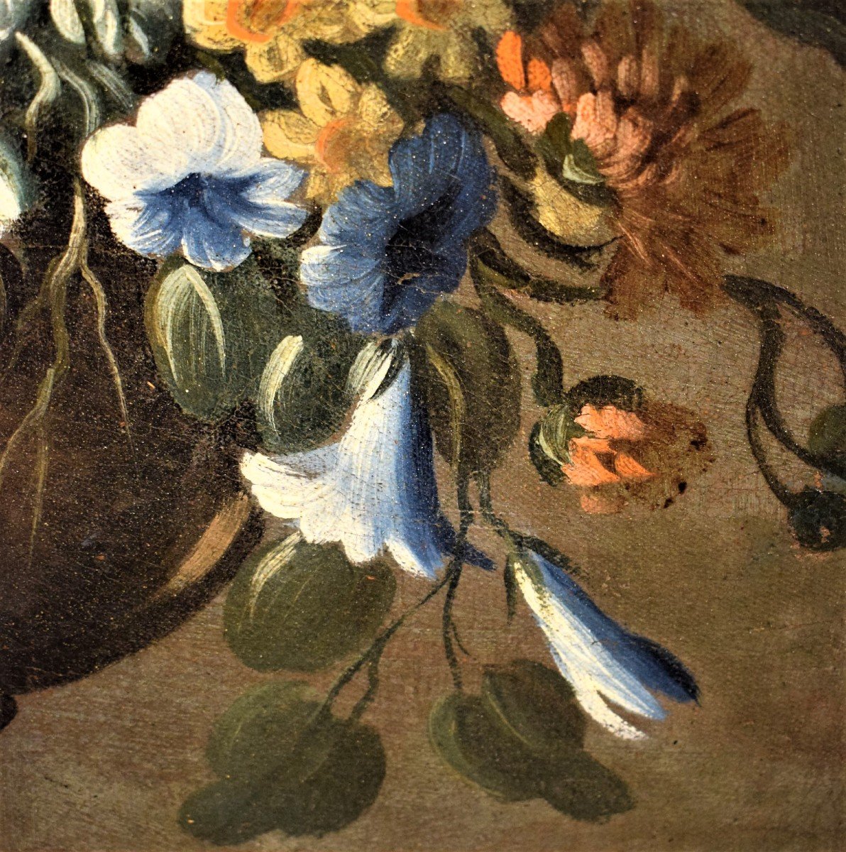 Nature Morte De Fleurs (1) - Giacomo Nani - Début XVIIIème-photo-2
