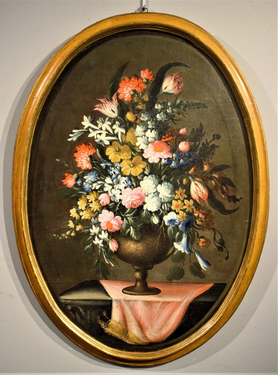 Nature Morte De Fleurs (1) - Giacomo Nani - Début XVIIIème