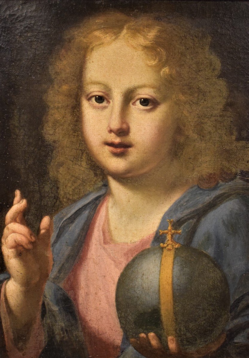 Salvator Mundi - Carlo Maratta (roma 1625-1713)-photo-2