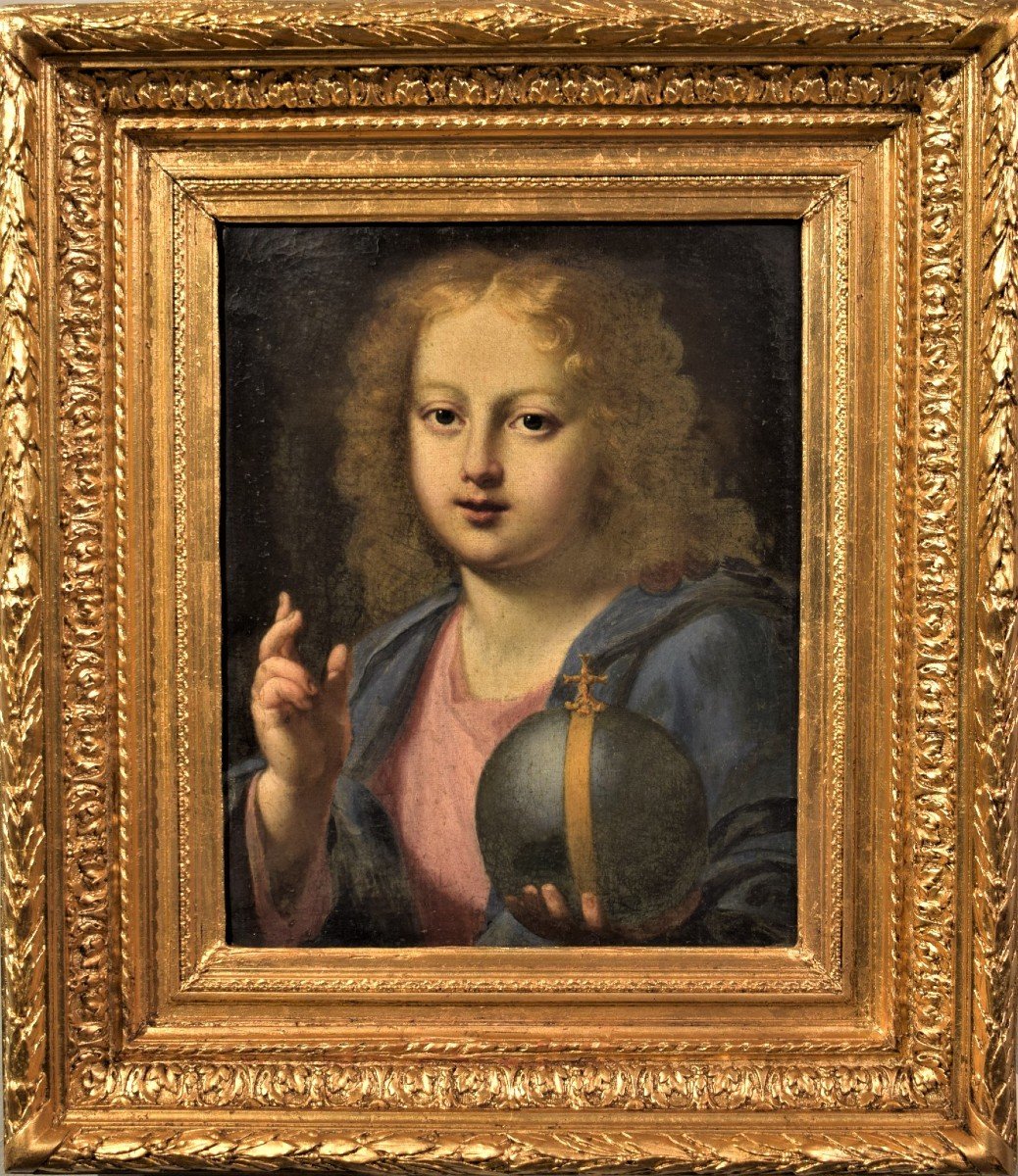 Salvator Mundi - Carlo Maratta (roma 1625-1713)