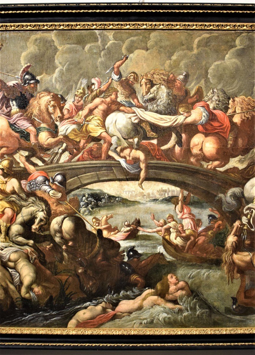 La Bataille Des Amazones  Cercle De Pieter Paul Rubens 1630 E.-photo-1