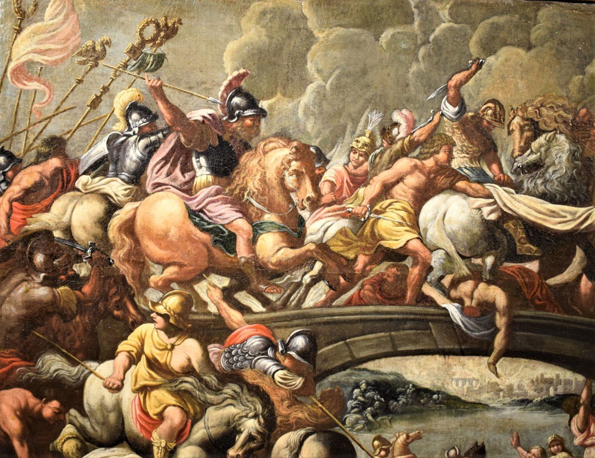 La Bataille Des Amazones  Cercle De Pieter Paul Rubens 1630 E.-photo-3