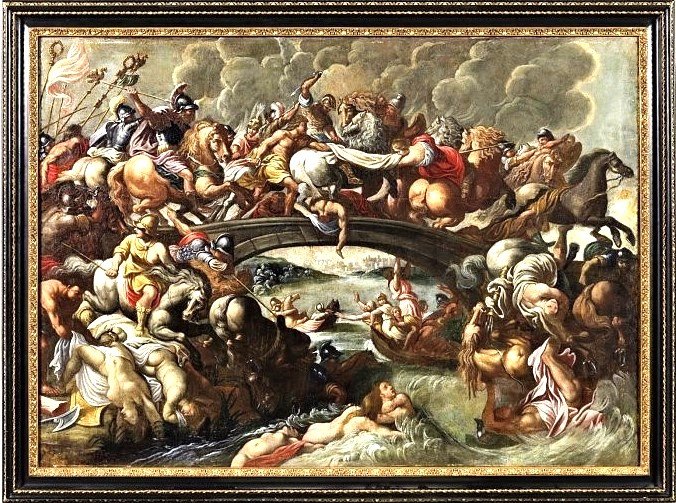 La Bataille Des Amazones  Cercle De Pieter Paul Rubens 1630 E.