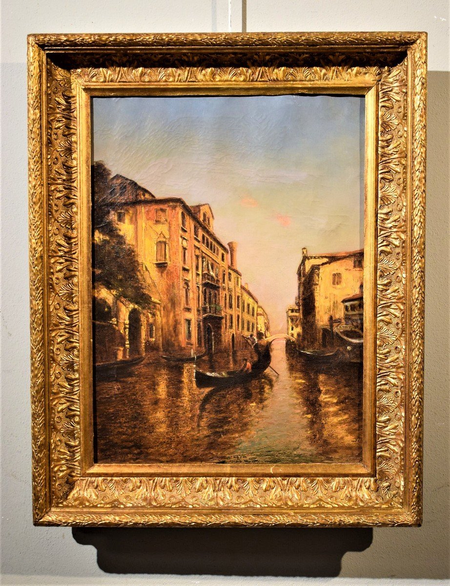 Venezia, riflessi sul Canale  -  Albert Ferdinand Duprat (Venezia 1882-1974)-photo-7