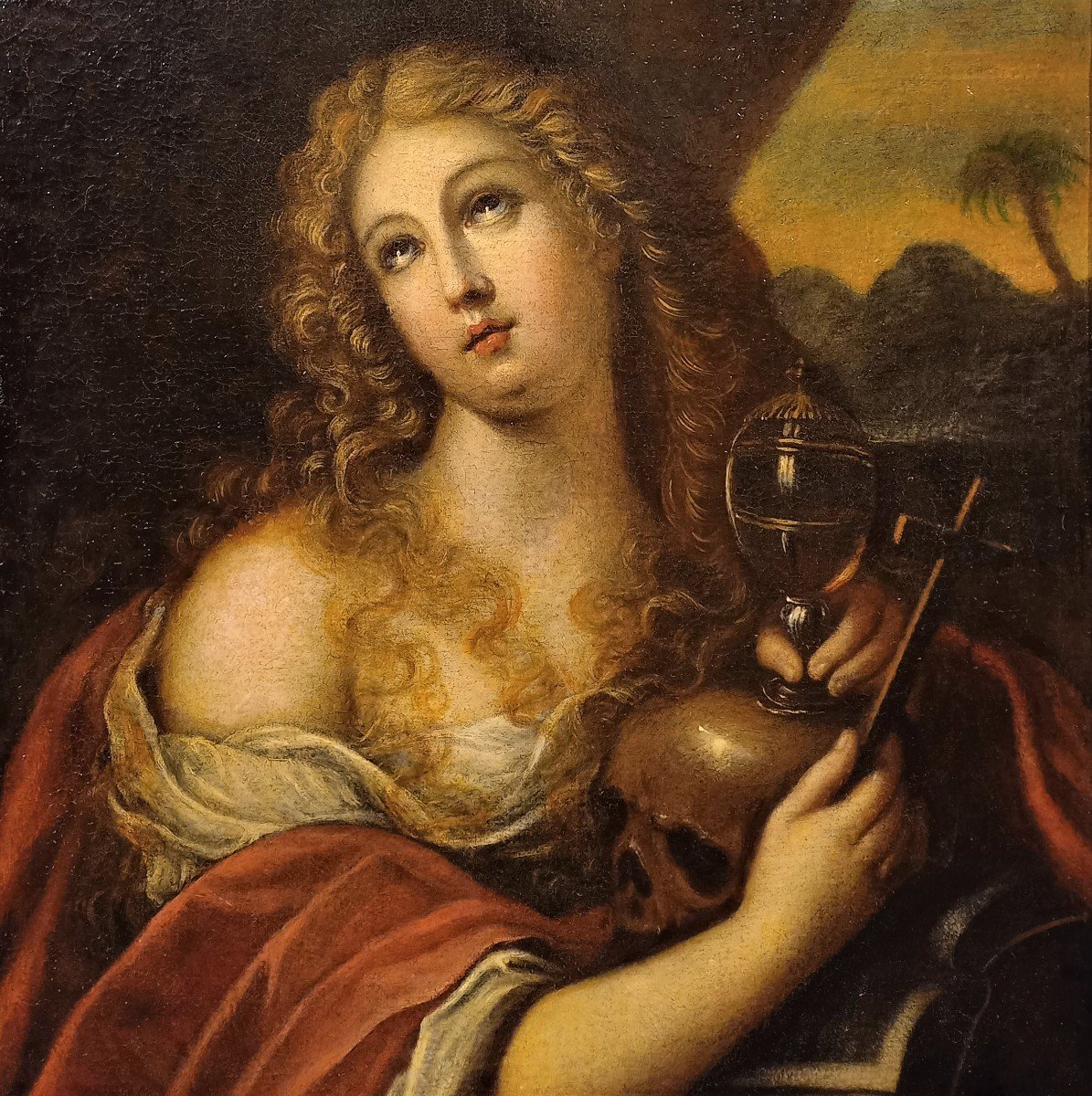 Marie Madeleine - école Toscane Du XVIIe Siècle-photo-3
