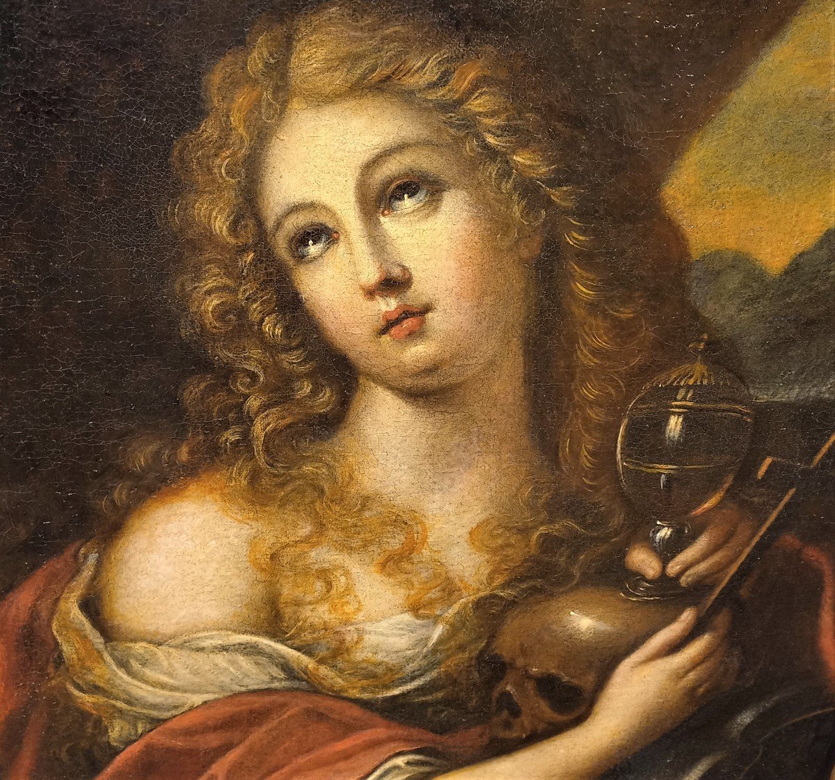 Marie Madeleine - école Toscane Du XVIIe Siècle-photo-1