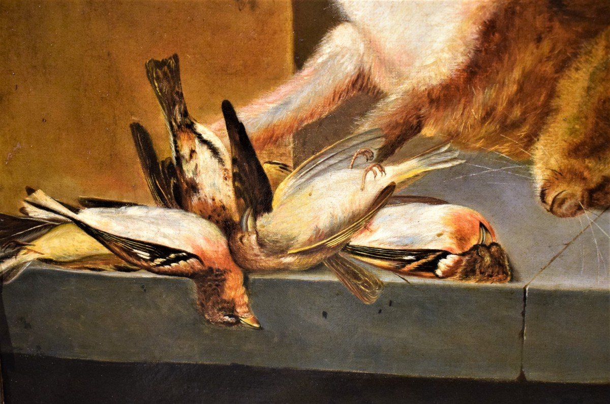 Nature Morte de Gibier et fruits - Jean-Baptiste Oudry (Paris1686 -1755)-photo-2