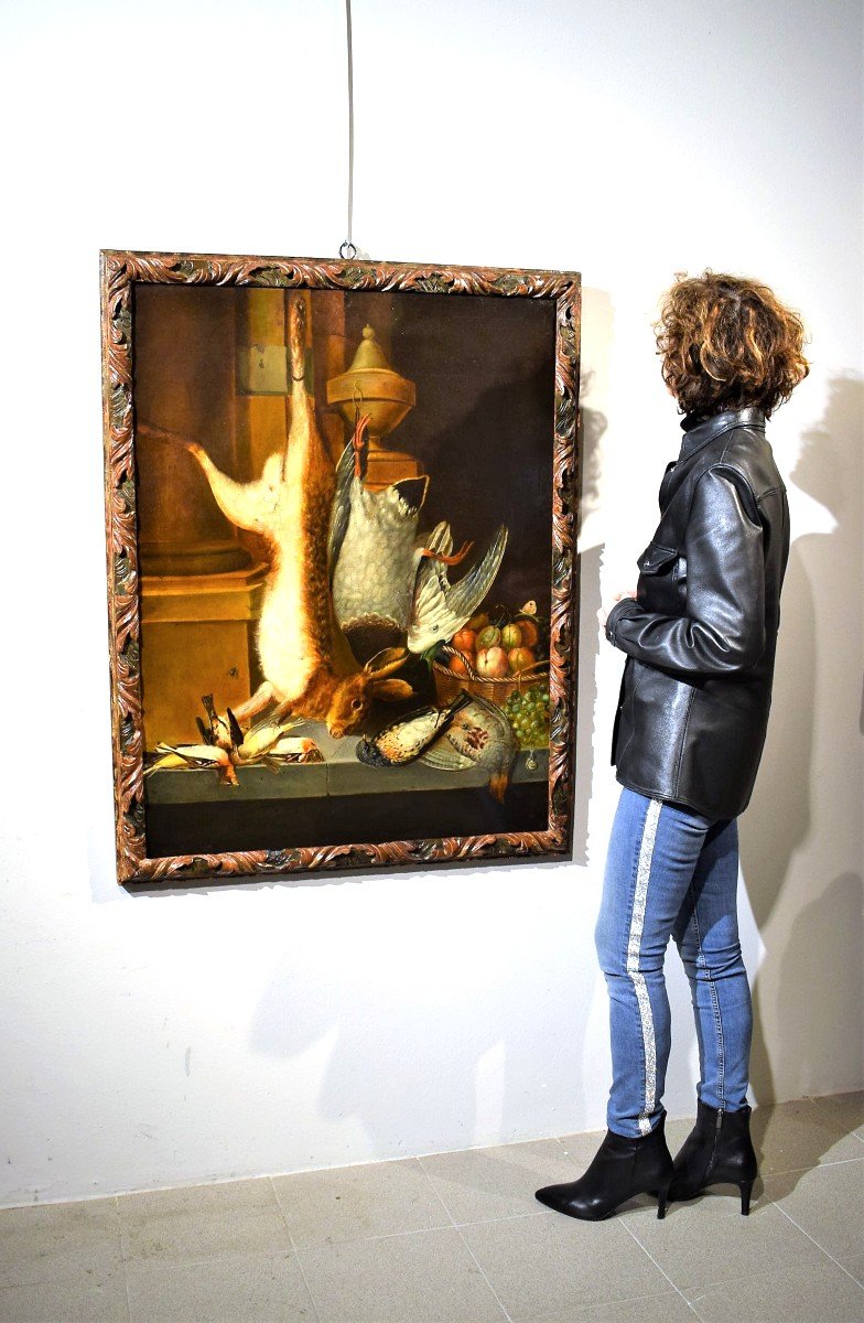 Nature Morte de Gibier et fruits - Jean-Baptiste Oudry (Paris1686 -1755)-photo-8