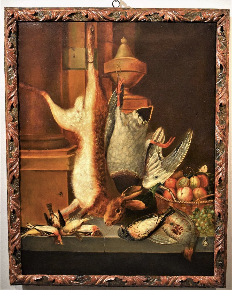 Nature Morte de Gibier et fruits - Jean-Baptiste Oudry (Paris1686 -1755)