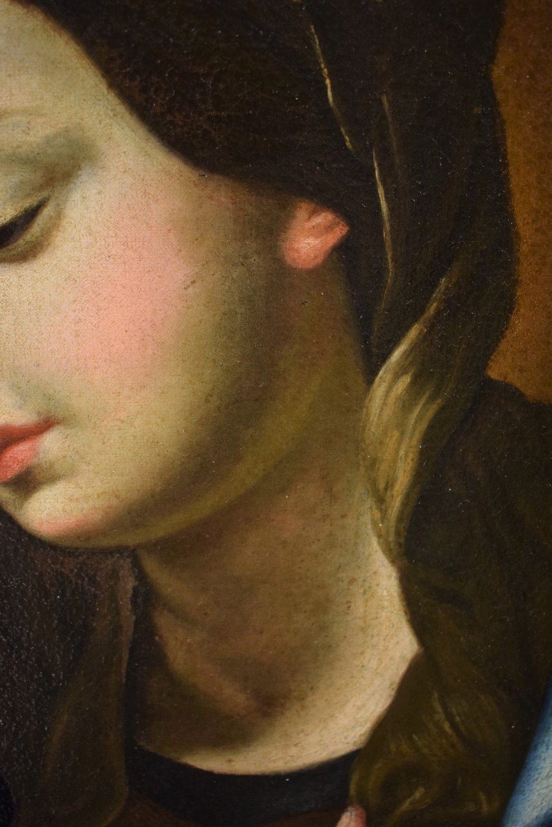 Vierge annoncée  - Cercle de Guido Reni,  Emilie fin du 17ème -photo-1