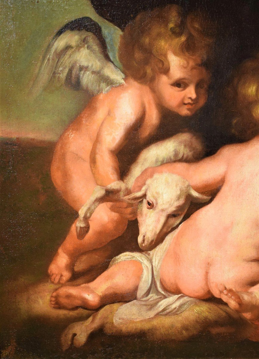 Bacchanale De Putti - école De Peter  Paul Rubens - XVIIème-photo-3