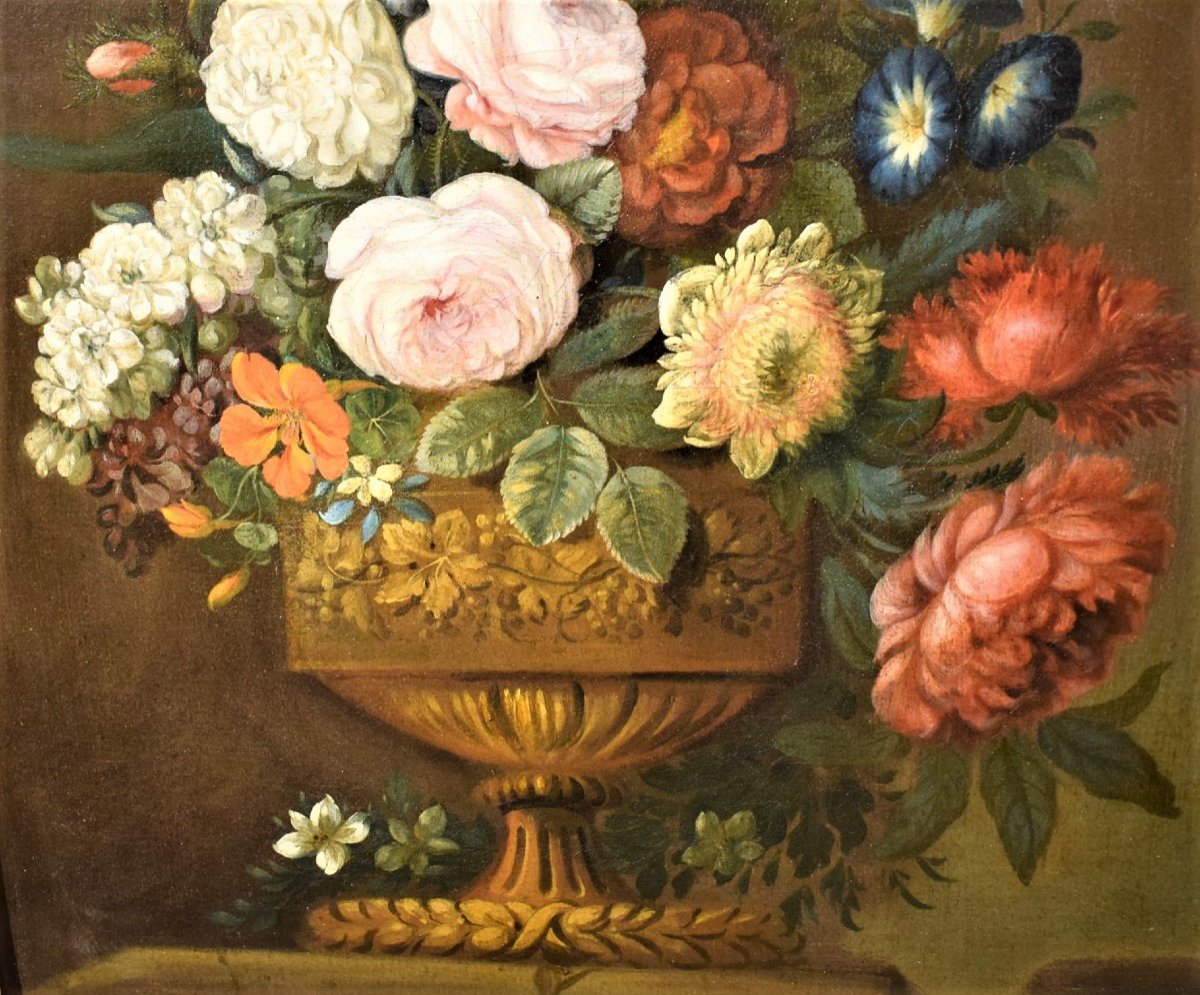 Nature morte de fleurs - Jean-Louis Prévost (Nointel 1760 - Paris 1810)-photo-4