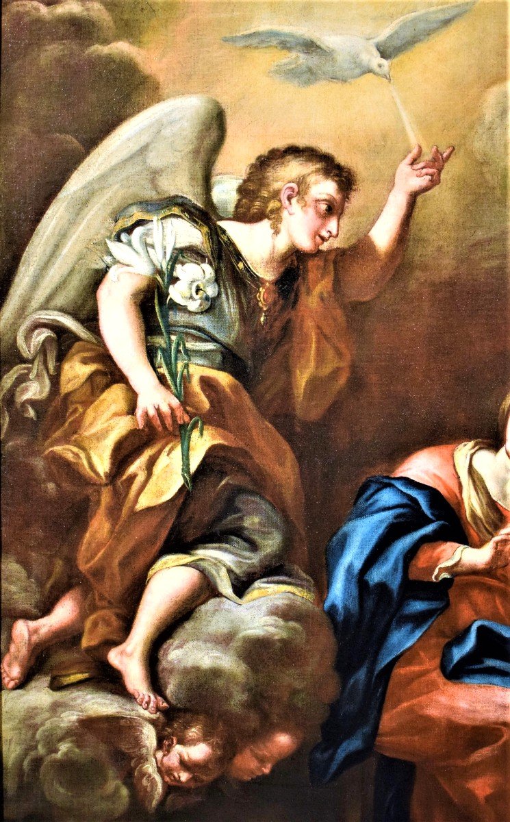 Annunciazione   Pietro da Cortona  (1596 - 1669) bottega di-photo-4