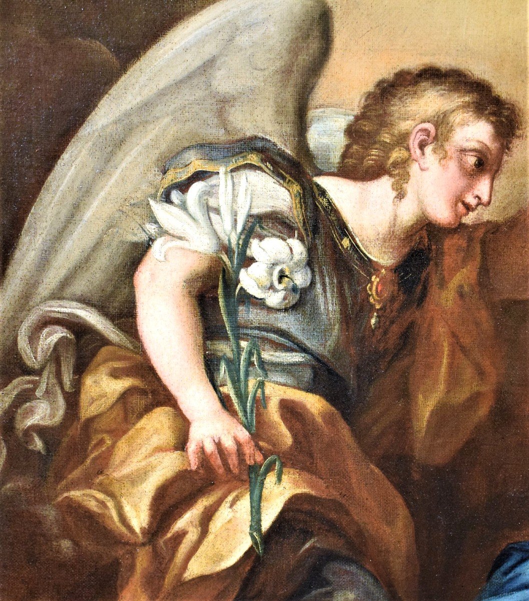 Annunciazione   Pietro da Cortona  (1596 - 1669) bottega di-photo-3