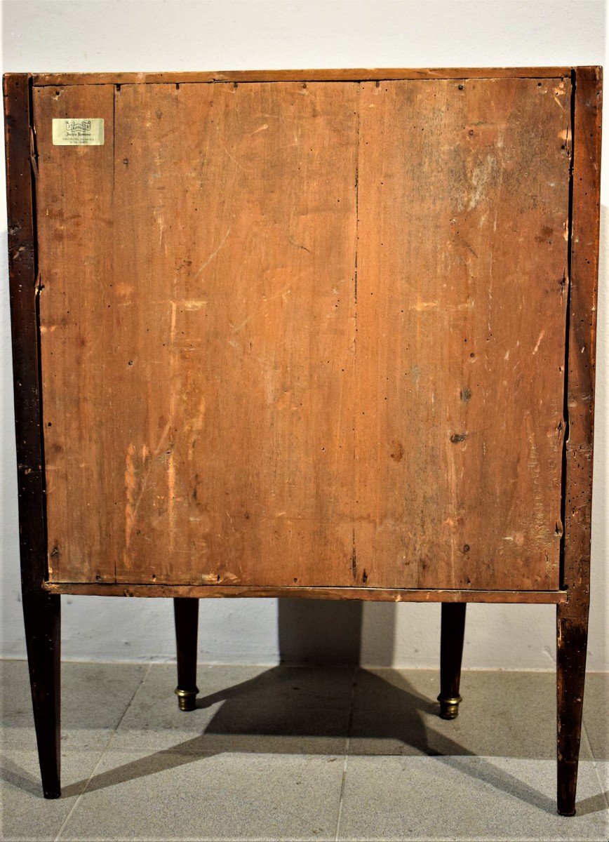 Petite Commode Louis XVI demi-lune  Turin,  1780 -photo-7