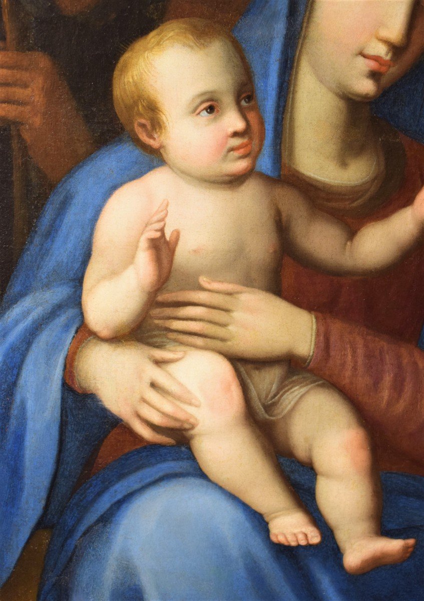 Santa Famiglia con S. Anna   G.B. Salvi Sassoferrato  (1609-1685)-photo-1