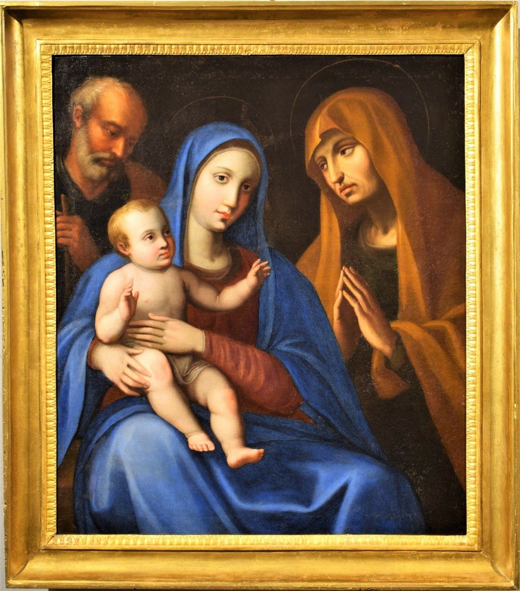 Santa Famiglia con S. Anna   G.B. Salvi Sassoferrato  (1609-1685)