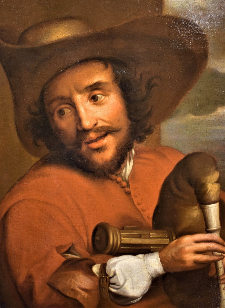 Portrait de François Langlois - Cercle d'Anton van Dyck-photo-3