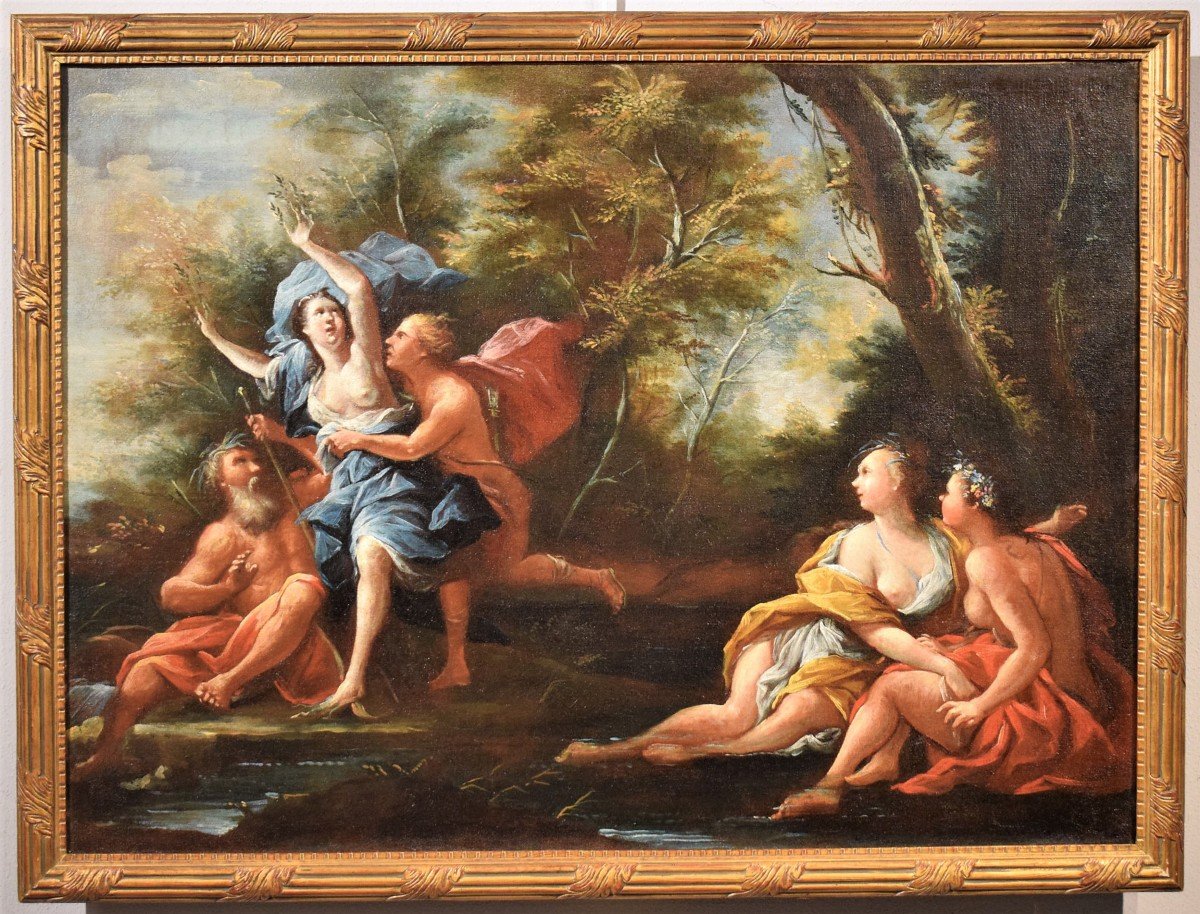 Coppia Scene Mitologiche  1) Apollo e Dafne  -photo-2
