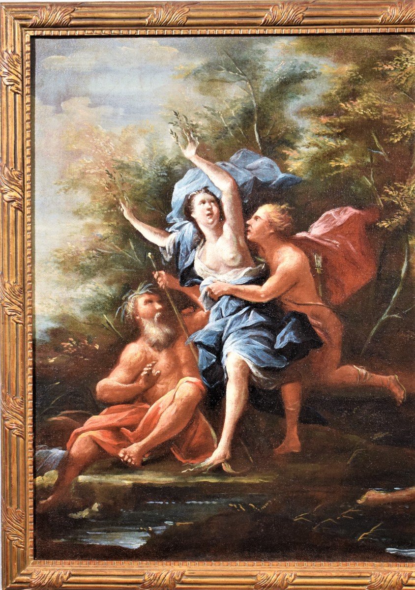 Coppia Scene Mitologiche  1) Apollo e Dafne  -photo-3
