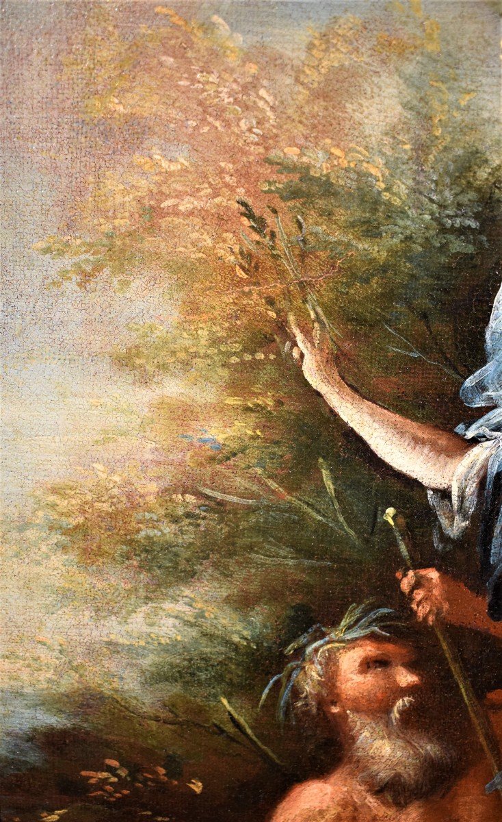 Coppia Scene Mitologiche  1) Apollo e Dafne  -photo-4