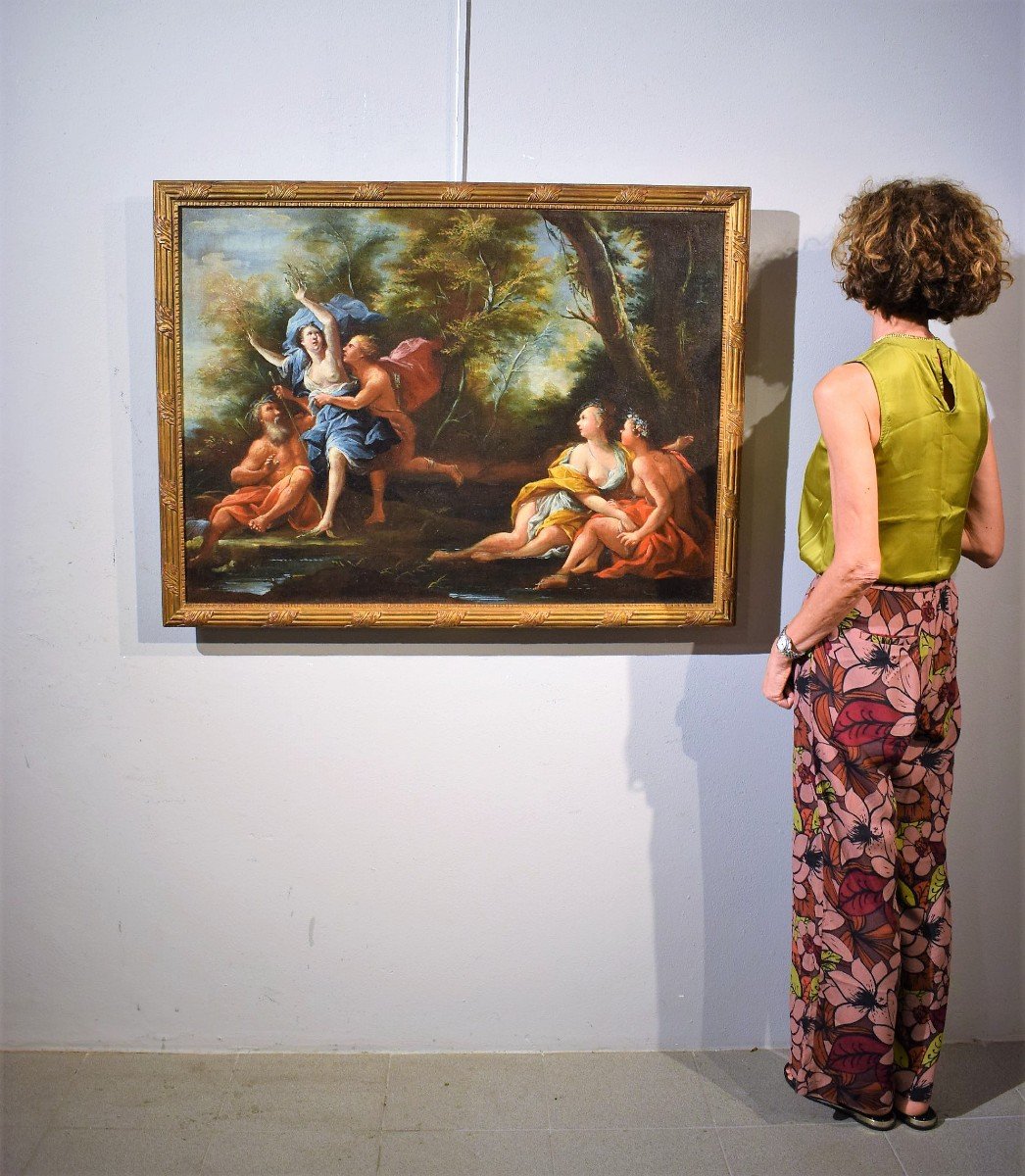 Coppia Scene Mitologiche  1) Apollo e Dafne  -photo-6