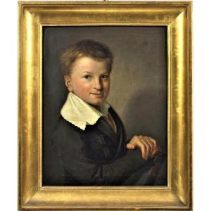 Ritratto di giovane ragazzo - JOHANNES LUTHY (Svizzera, 1803-1873)