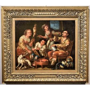 Gli allegri mendicanti  - Matteo Ghidoni (Firenze 1626-Padova1700)