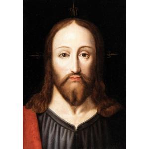 Il Volto di Cristo "Salvator Mundi" - Maestro Fiammingo,  1500/1520