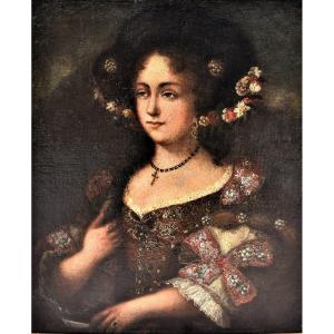 Ritratto di giovane dama in costume provenzale