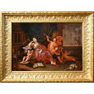 Allegoria del teatro - Charles-André Van Loo (Nice 1705 - Paris 1765)