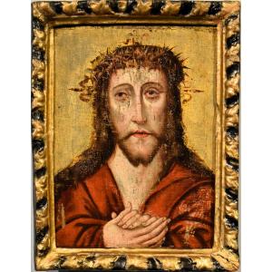 Ecce Homo -  Cerchia Dieric Bouts (1448-1491)  Epoca : XVI° secolo