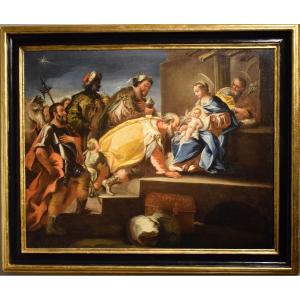 Adorazione dei Magi   -  Scuola Napoletana di fine '600