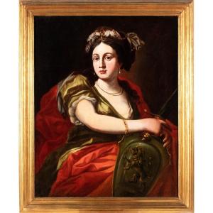 Allegoria della Fortezza - Artista emiliano del '600