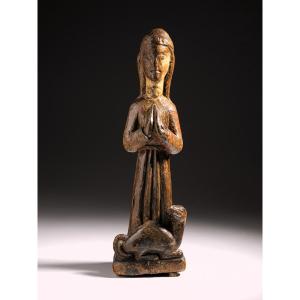 La Vergine schiaccia il Demonio - Artista spagnolo, XIII secolo