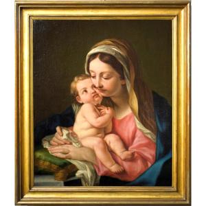 La Vergine col Bambino  - Bottega di Carlo Cignani (Bologna, 1628 – Forlì, 1719)