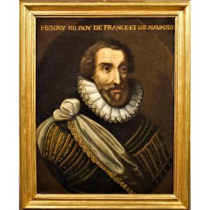 Ritratto di Enrico IV, re di Francia e di Navarra - scuola francese,  fine del XVI secolo