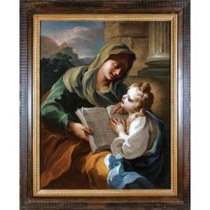 L' Educazione della Vergine - Carlo Preda (Milano, 1652 - 1729)